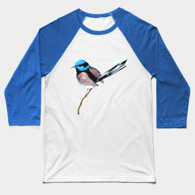 Superb fairy wren Baseball T-Shirt by Bwiselizzy